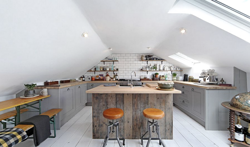 Život u potkrovlju - namještaj po mjeri